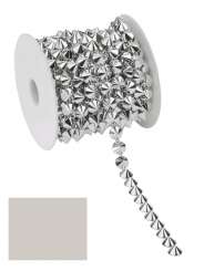3823433 Nieten-Borte Design 2/ 9,2m silber 