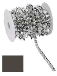 3823447 Nieten-Borte Design 6/ 9,2m anthrazit 