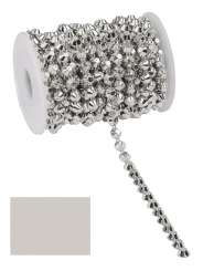 3823448 Nieten-Borte Design 7/ 9,2m silber 