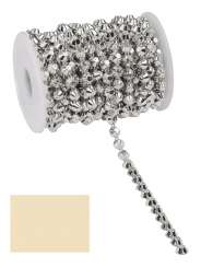 3823449 Nieten-Borte Design 7/ 9,2m gold 