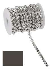 3823450 Nieten-Borte Design 7/ 9,2m anthrazit 