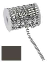 3823456 Nieten-Borte Design 9/ 9,2m anthrazit 