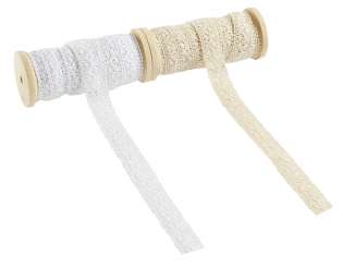 3823485 Spitze Leuven 28mm/10m weiss 