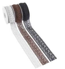 3823617 Spitze Aalst 36mm, braun, Rol. a 10 m 