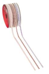 3823645 Borte ca.3mm, rosenholz/creme, Rol. a 20 m 