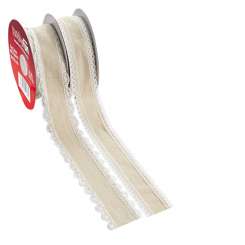 3823730 Band Leinen-opt/Spitze IV 45mm, 10m 