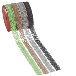 3823745 Band Spitze Waterloo 20mm/20m  cappuccino 