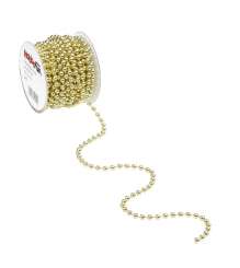 3823763 Perlenkette 4 mm, gold, 10 m 