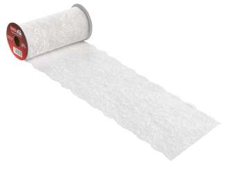 3823775 Band Spitze 17,5 cm, weiss,10 m 