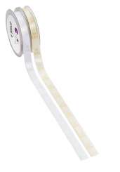 3823789 Satin-Band Mr&Mrs 15mm creme/gold 20m 