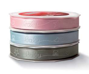 3823869 Band Baby, 15mm/20m, grau 