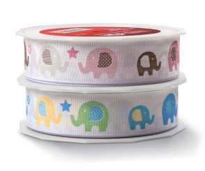 3823870 Band Elefant, 25mm/20m, rosa 