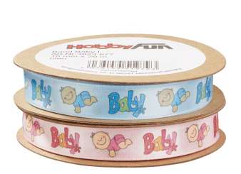 3823877 Band Baby I, 15mm/20m, blau 