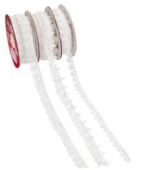 3823938 Spitzen-Borte 26mm/13.8m Ornament 