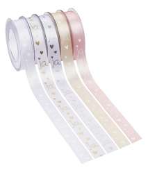 3823963 Band "Ja" 25mm/20m, weiss 