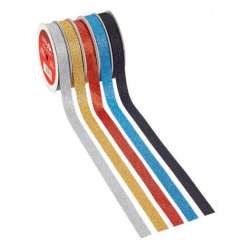 3823982 Glitzer-Band 15mm x 20 m, silber 