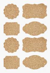 3830153 Sticker Kork sortiert 
