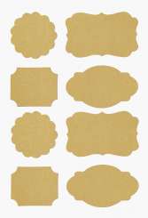 3830211 Sticker sortiert gold    42mm  à 4Bg 