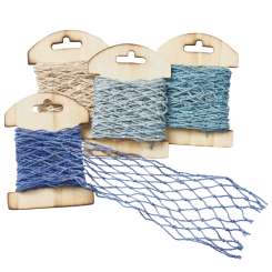 3832007 Netzband 13 x 100cm, aqua 