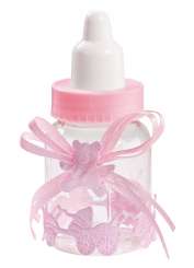 3840001 Babyflasche rose 4x9cm   3Stk 