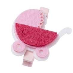 3840015 Baby-Wagen, 4cm, 3St. m. Clip, rosa 