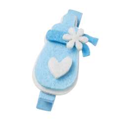 3840016 Baby-Flasche, 4cm, 3St. m. Clip, blau 
