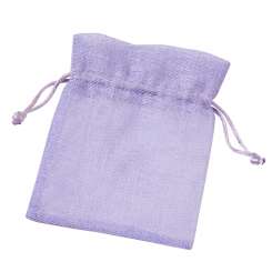 3858132 Säckchen Baumwolle lavendel 10x13cm 6St 