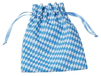 3858300 Stoff-Säckchen Bayrische Raute 8x10cm, 4St. 