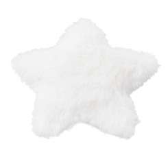 3859301 Deko-Stern Fell, weiss,  9cm, 2St 