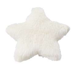 3859302 Deko-Stern Fell, creme,  9cm, 2St 