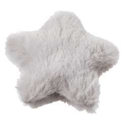 3859304 Deko-Stern Fell hellgrau  9cm 2St 