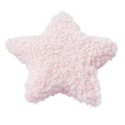 3859335 Deko-Stern Teddyfell rosa  9cm 2St 