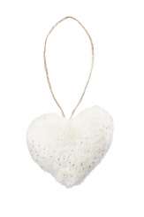 3859340 Fell-Herzen m. Glitzer  6cm ww 2St 