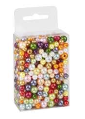 3860019 Wachsperlenmix bunt  6+8mm 60g 