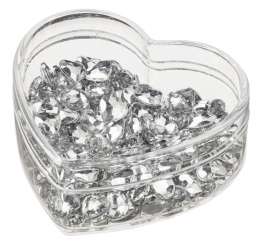 3860031 Streu-Diamant Herz 8mm    160St 
