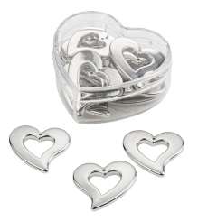 3860089 Herzen silber 3cm Box à 12 St. 