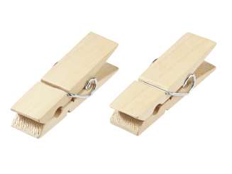 3860118 Holz-Klammern 7 x 2 cm, natur, 6St. 