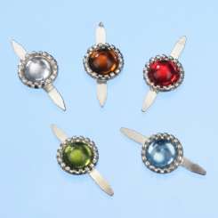 3860374 Verschluss m.Splint 10St krist. 