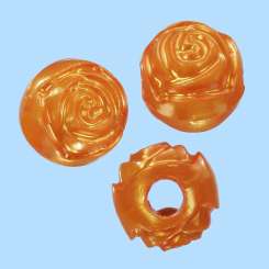 3860578 Acryl-Rosenperle 15 gr., 18Storange 