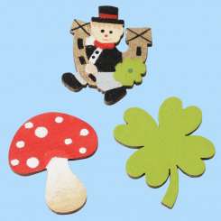 3860647 Glücksbringer 30mmBtl.à12St.sort 