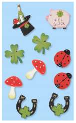 3860648 Glücksbringer Holz 3.5cm 10St. K 