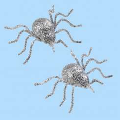 3860943 Spinne 4cm silber Btl à 2St 