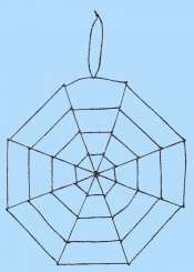 3860948 Spinnennetz 25cm schwarz 