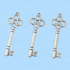 3861413 Schlüssel II 45 mm, alt-silber,4 St 