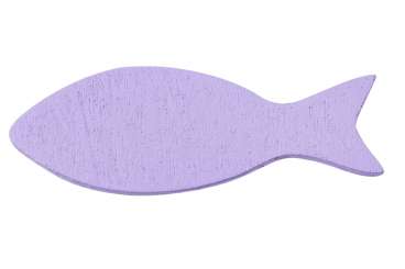 3863118 Streuteil Fisch ca. 5cm,15St. lavendel 