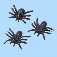 3863123 Spinne 2cm schwarz    Btl. à 6St 