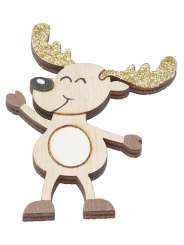 3863165 Fisch 3,5 - 4cm dunkelb 2-fach  8St 