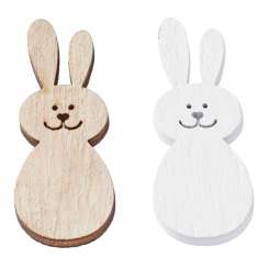 3863170 Streuteil Hase  4cm 2farb sort 8St 