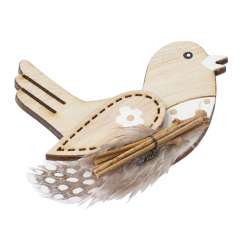 3863176 Holz-Sticker Vogel 5cm  2St 