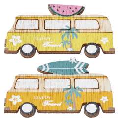3863177 Holz-Sticker Bus 6cm  2St 